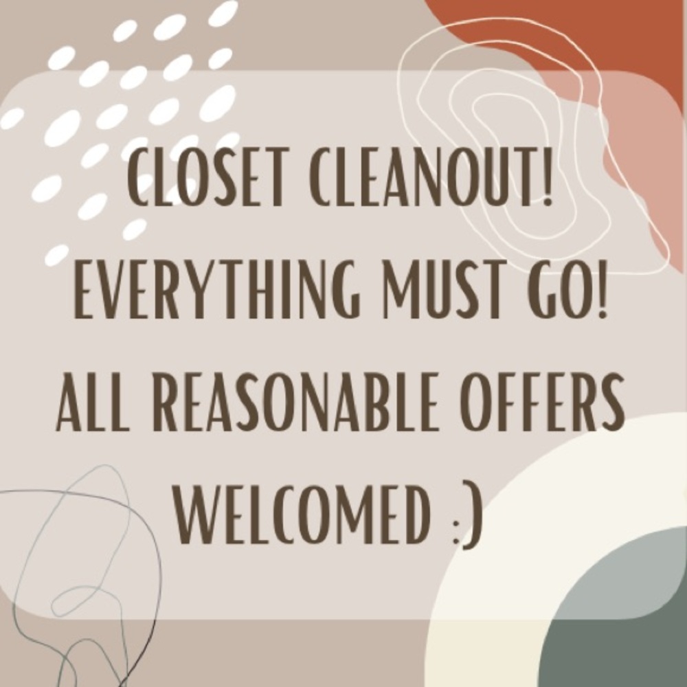 All reasonable offers welcomed!